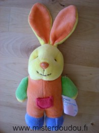 Maxita Lapin Jaune orange bleu vert - Bon état