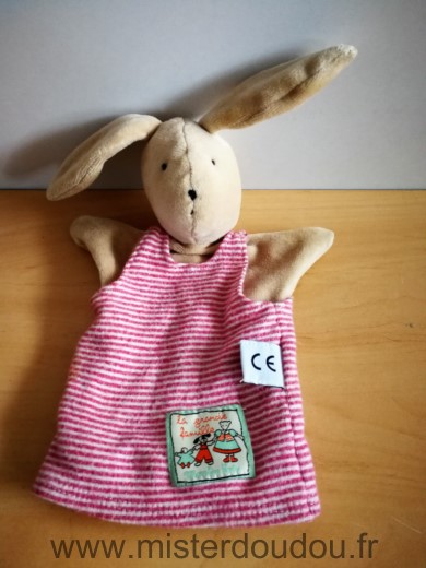 Moulin roty Lapin Beige rouge sylvain - Etat moyen