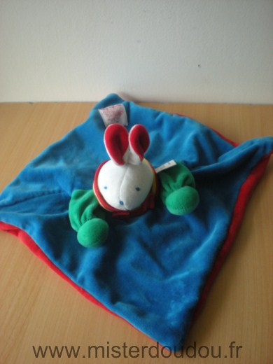 Lapin Bleu rouge vert Moulin roty