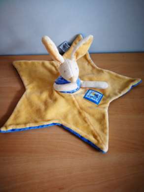 Moulin roty Lapin Jaune bleu lise et lulu - Très bon état
