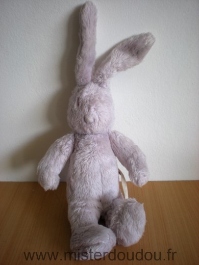 Moulin roty Lapin Mauve clair basile et lola - Très bon état