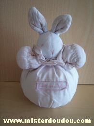Moulin roty Lapin Vichy rose - Etat moyen