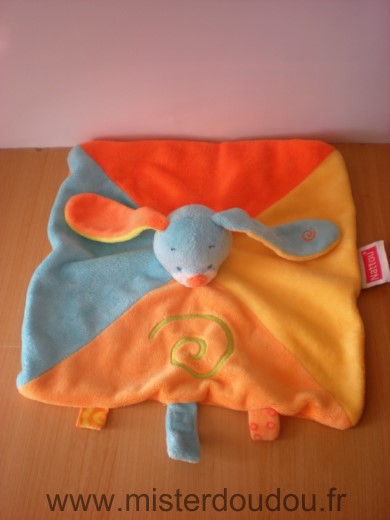 Nattou Lapin Bleu orange - Très bon état
