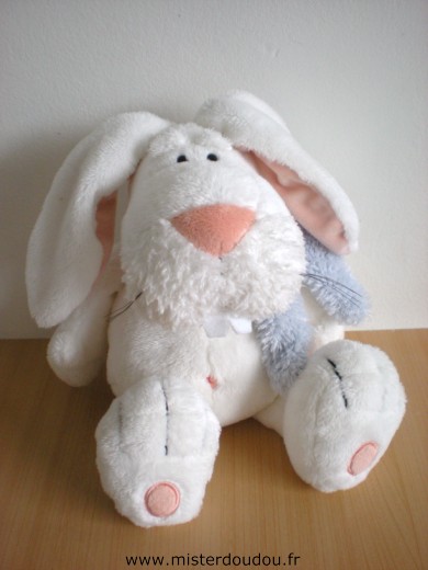 Nici Lapin Blanc echarpe grise - Très bon état