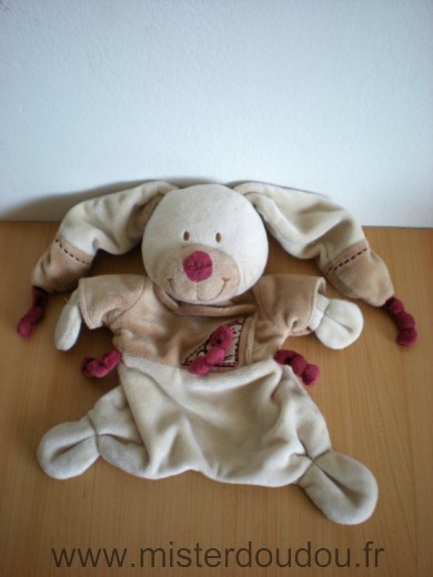 Lapin Beige bordeau marron Nicotoy