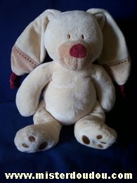 Lapin Beige nez bordeau Nicotoy