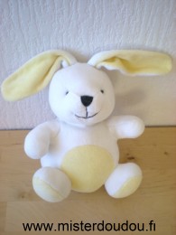 Nicotoy Lapin Blanc jaune - Très bon état