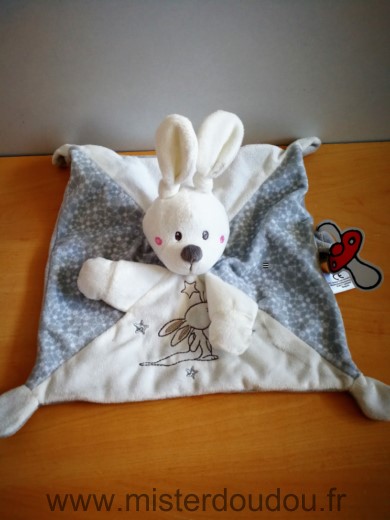 Lapin Gris blanc lapin etoiles Nicotoy