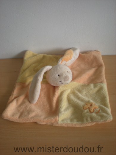 Lapin Jaune orange fleur orange Nicotoy