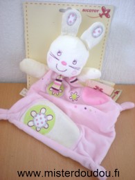 Lapin Rose blanc my baby Nicotoy