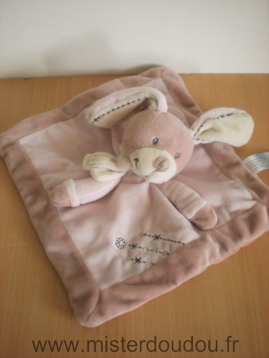 Lapin Simbatoys rose beige ecru Nicotoy