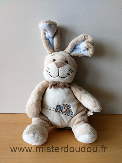 Noukie s Lapin Beige blanc train - Très bon état
