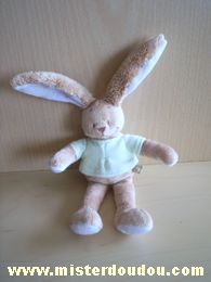 Lapin Beige tshirt vert Noukie s