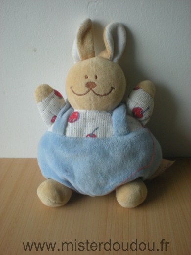 Noukie s Lapin Bleu blanc imprimé cerises - Très bon état