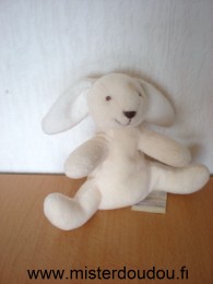 Lapin Ecru interieur des oreilles blanc Noukie s