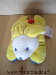 Noukie s Lapin Jaune bleu rouge blanc - Très bon état