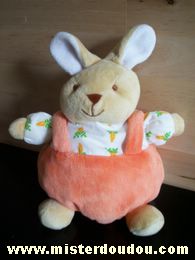 Noukie s Lapin Orange chemise avec motifs carottes - Très bon état