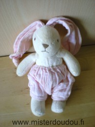 Lapin Ecru oreilles short en lange rose Nounours
