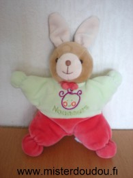 Lapin Vert rouge tête d 'enfant , nounours Nounours