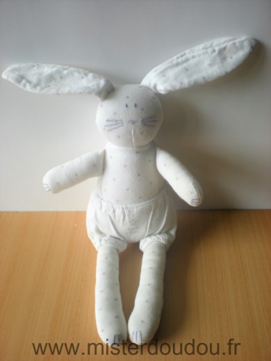 Petit bateau Lapin Blanc etoiles mon reve - Bon état