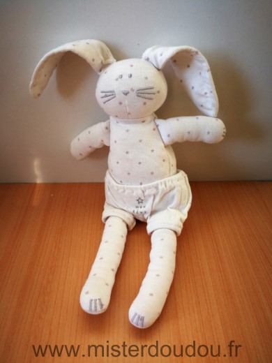 Lapin Blanc etoiles mon reve Petit bateau