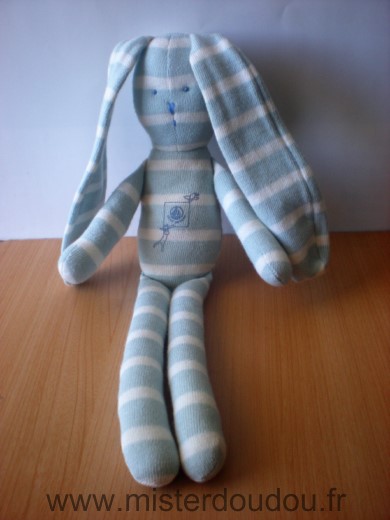 Lapin Bleu raye blanc Petit bateau