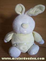 Petit caid Lapin Jaune clair blanc - Très bon état