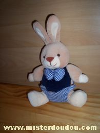 Priscilla larsen Lapin Bleu marine beige - Très bon état