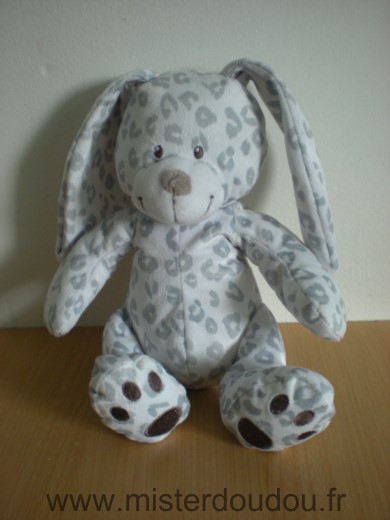 Simba baby Lapin Lapin leopard blanc gris kiabi - Très bon état