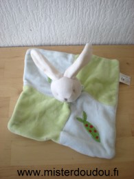Siplec Lapin Bleu vert blanc carottes vertes points rouges - Très bon état