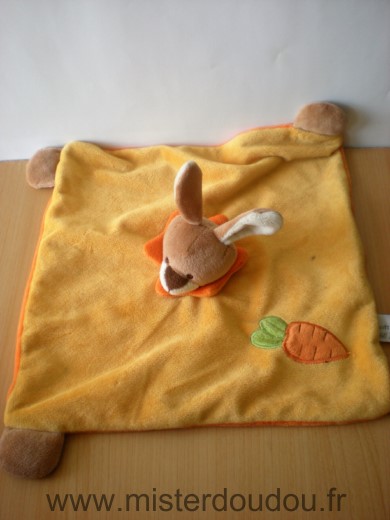 Soft friends Lapin Jaune orange avec carotte - Très bon état