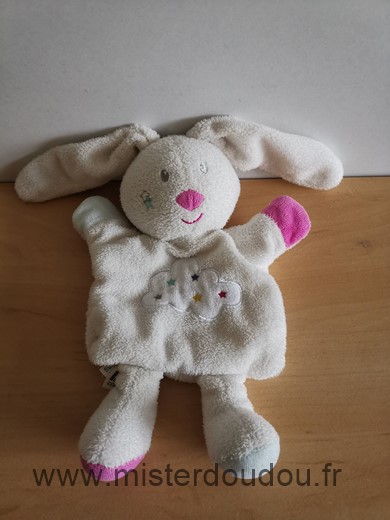 Sucre d orge Lapin Blanc nuage etoiles - Très bon état