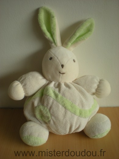 Takinou Lapin Blanc vert - Très bon état