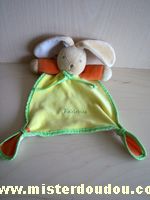 Takinou Lapin Jaune orange beige brodé takinou en vert - Très bon état