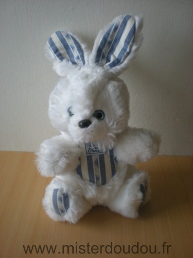 Lapin Blanc bleu yeux bleus clairs Tartine et chocolat