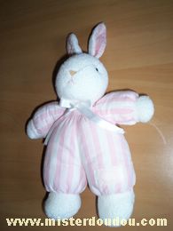 Tartine et chocolat Lapin Rayé rose-blanc - Très bon état