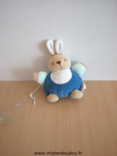 Lapin Bleu blanc vert Tex