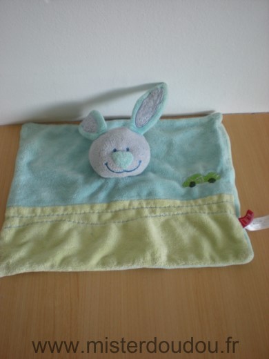 Lapin Bleu vert voiture verte Tex
