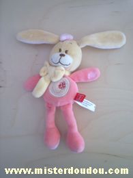 Lapin Rose coccinelle rouge Tex