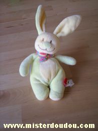 Lapin Vert clair jaune écharpe multicolre Tex