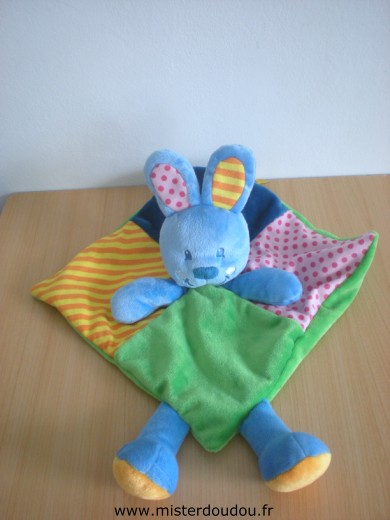 Tilapin Lapin Bleu vert jaune rose - Très bon état