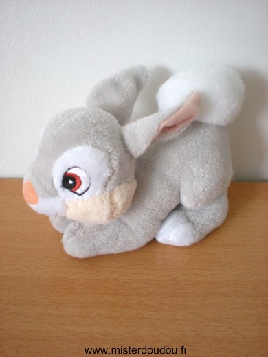 Total Lapin Pan pan gris blanc disney nicotoy - Très bon état