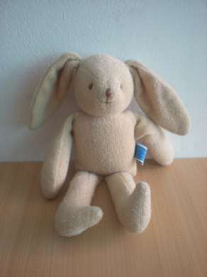 Trousselier Lapin Beige en tissus eponge - Très bon état