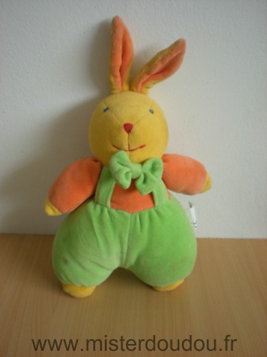 Lapin Orange vert jaune Vulli