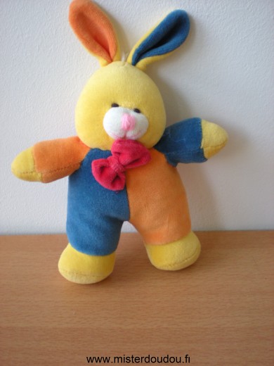 Lapin Bleu orange jaune Marque Inconnue