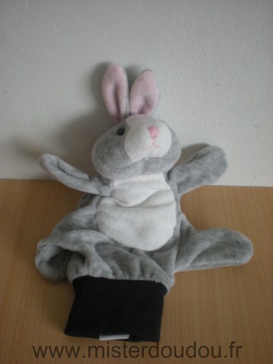 Marque Inconnue Lapin Gris blanc noir - Très bon état