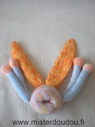 Moulin roty Libellule Mauve rose orange - Très bon état