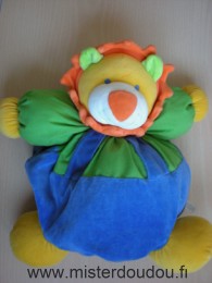 Auchan Lion Jaune bleu vert orange - Très bon état