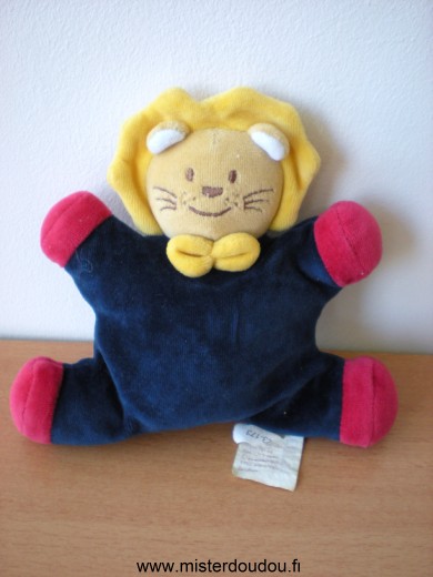 Bengy Lion Bleu marine rouge jaune - Très bon état