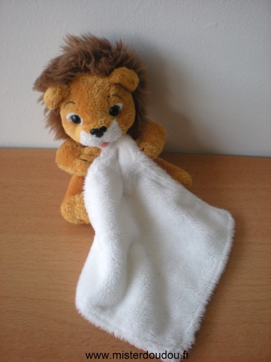 Cl Lion Lion credit lyonnais marron mouchoir blanc credit lyonnais - Très bon état
